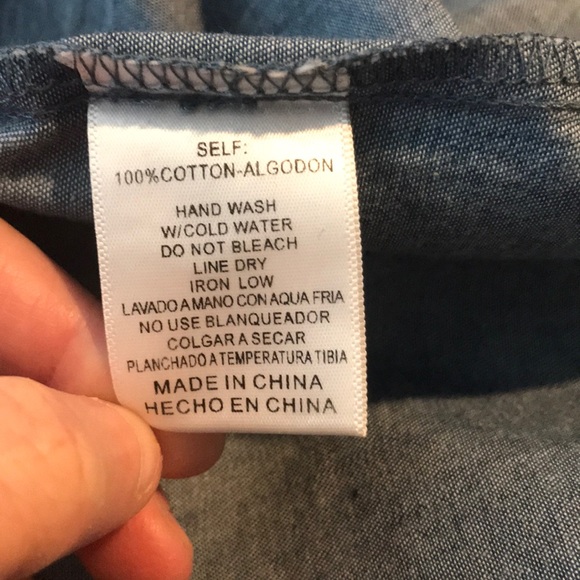 Ruffled Denim Dress - Picture 9 of 14